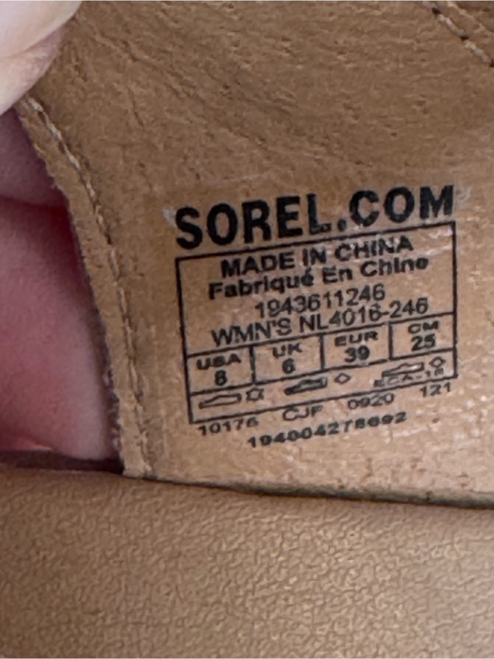Sorel Cameron Flatform sandals Tan Leather Espadrille size 8 - Picture 11 of 13